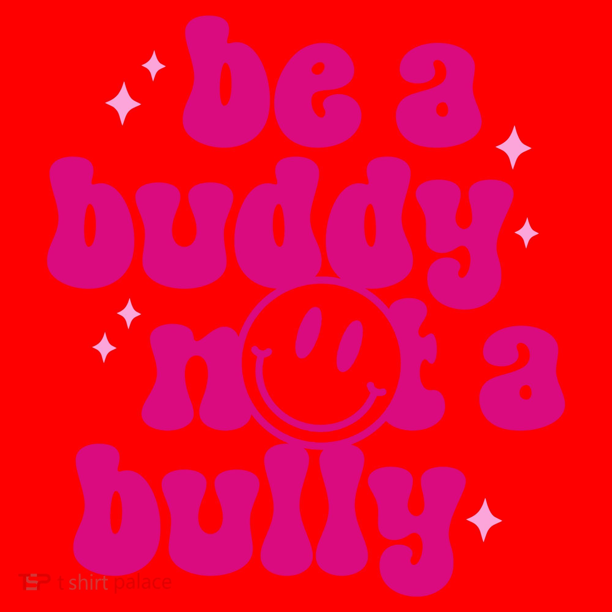 Be A Buddy Not A Bully Retro Smile Anti Bullying Unity Day Santa Hat