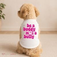 Be A Buddy Not A Bully Retro Smile Anti Bullying Unity Day Doggie Tank thumb 2