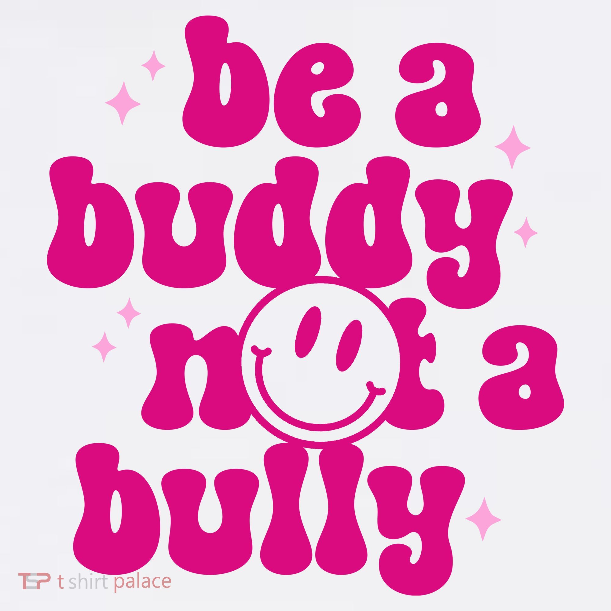 Be A Buddy Not A Bully Retro Smile Anti Bullying Unity Day Doggie Tank