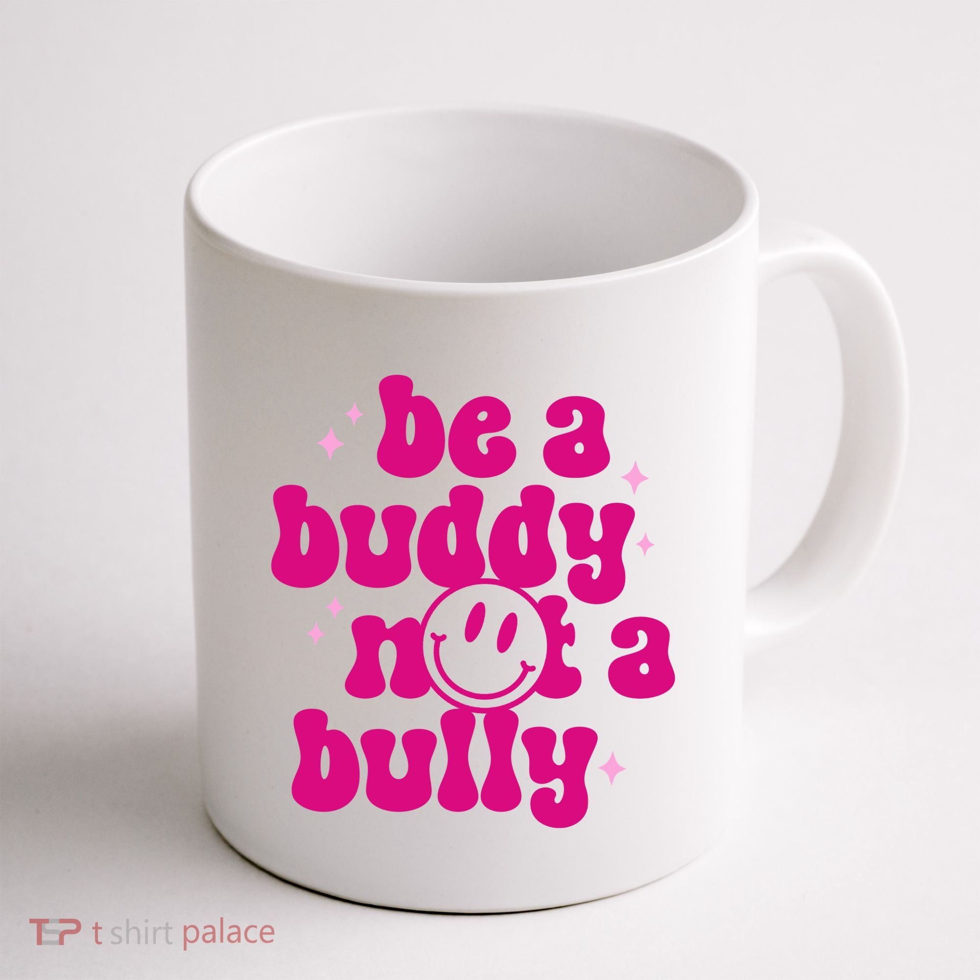 Be A Buddy Not A Bully Retro Smile Anti Bullying Unity Day Coffee Mug