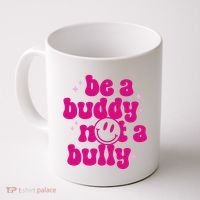 Be A Buddy Not A Bully Retro Smile Anti Bullying Unity Day Coffee Mug thumb 0