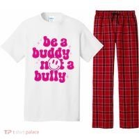 Be A Buddy Not A Bully Retro Smile Anti Bullying Unity Day Pajama Set thumb 0