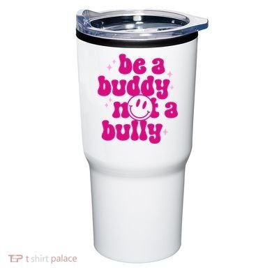 Be A Buddy Not A Bully Retro Smile Anti Bullying Unity Day Tumbler