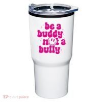 Be A Buddy Not A Bully Retro Smile Anti Bullying Unity Day Tumbler thumb 0