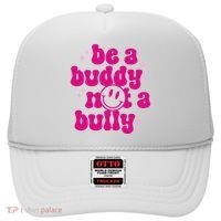 Be A Buddy Not A Bully Retro Smile Anti Bullying Unity Day Hat thumb 0