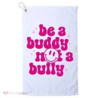 Be A Buddy Not A Bully Retro Smile Anti Bullying Unity Day Golf Towel thumb 0