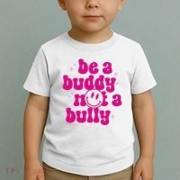 Be A Buddy Not A Bully Retro Smile Anti Bullying Unity Day Toddler T-Shirt thumb 2