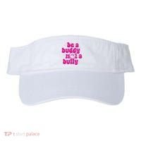 Be A Buddy Not A Bully Retro Smile Anti Bullying Unity Day Visor thumb 0