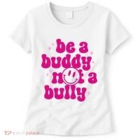 Be A Buddy Not A Bully Retro Smile Anti Bullying Unity Day Women's T-Shirt thumb 0