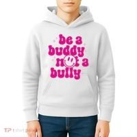 Be A Buddy Not A Bully Retro Smile Anti Bullying Unity Day Kids Hoodie thumb 4
