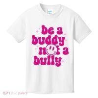 Be A Buddy Not A Bully Retro Smile Anti Bullying Unity Day Kids T-Shirt thumb 0