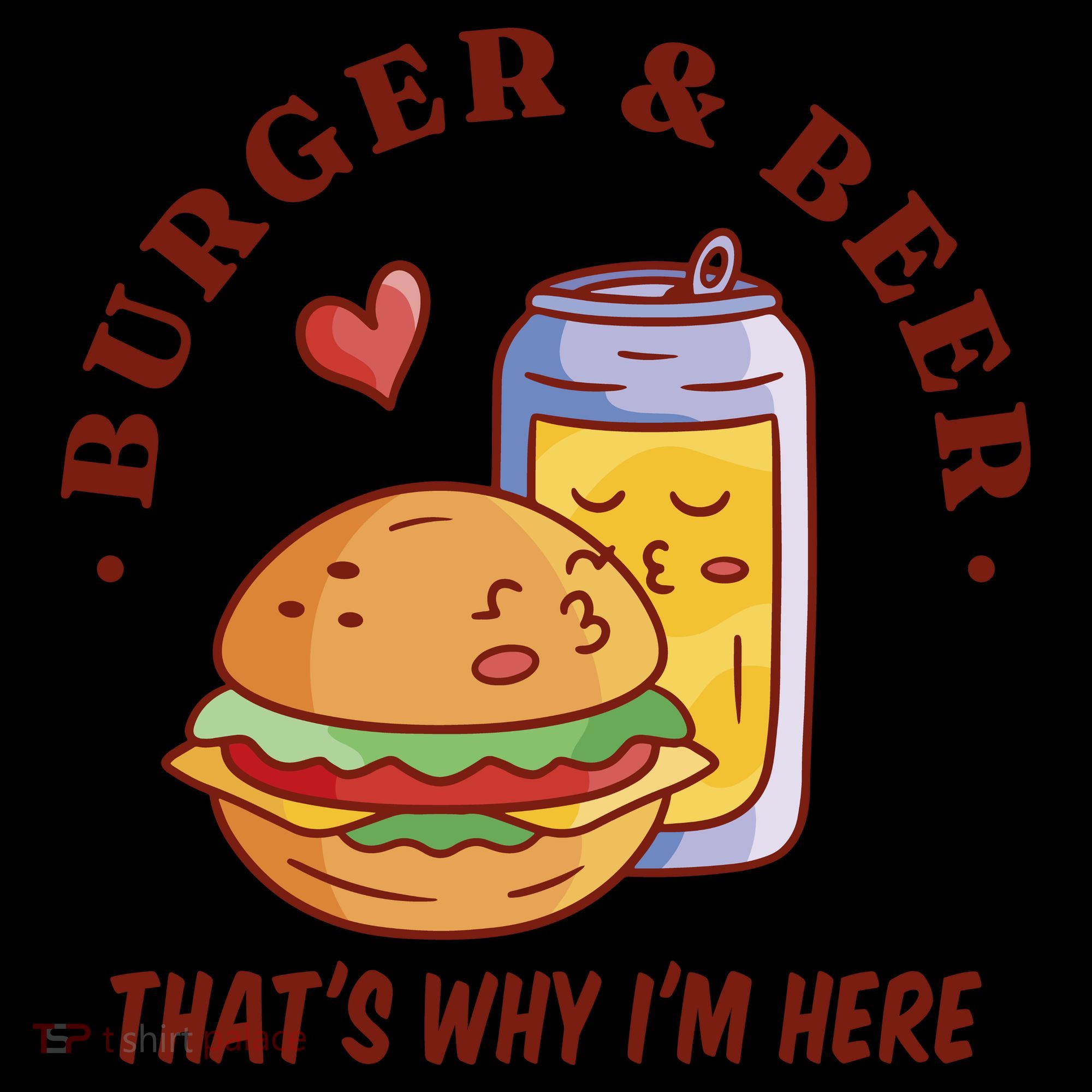 Burger And Beer That's Why I'm Here Sweatshirt
