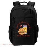 Burger And Beer That's Why I'm Here Backpack thumb 0