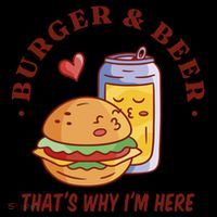 Burger And Beer That's Why I'm Here Coffee Mug thumb 5