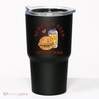 Burger And Beer That's Why I'm Here Tumbler thumb 0