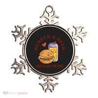 Burger And Beer That's Why I'm Here Ornament thumb 0