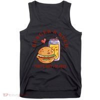 Burger And Beer That's Why I'm Here Tank Top thumb 0