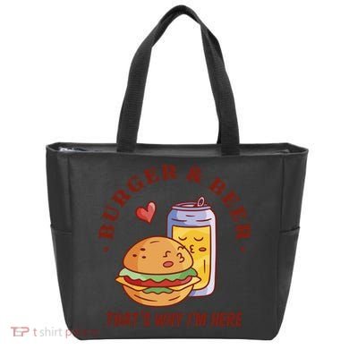Burger And Beer That's Why I'm Here Tote Bag