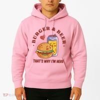 Burger And Beer That's Why I'm Here Hoodie thumb 2