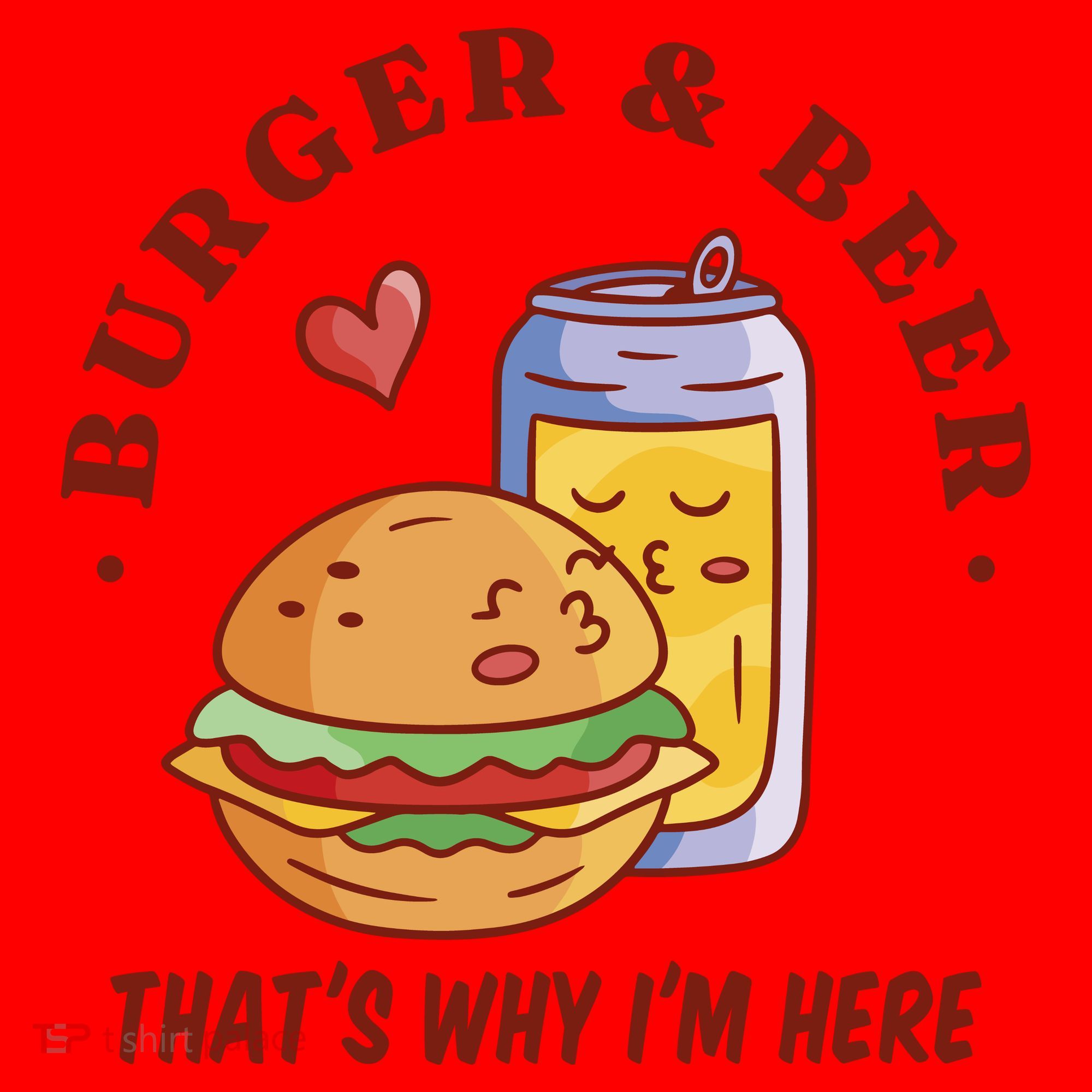 Burger And Beer That's Why I'm Here Santa Hat