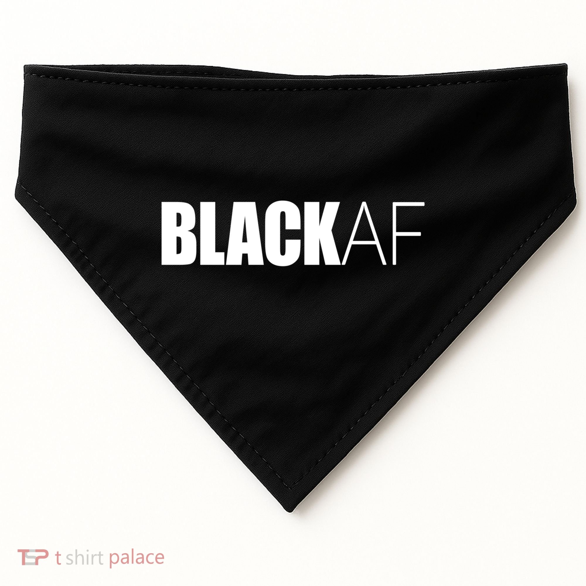 Black Af Blackaf African American Pride History Month Cute Gift USA-Made Doggie Bandana