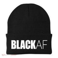 Black Af Blackaf African American Pride History Month Cute Gift Beanie thumb 0