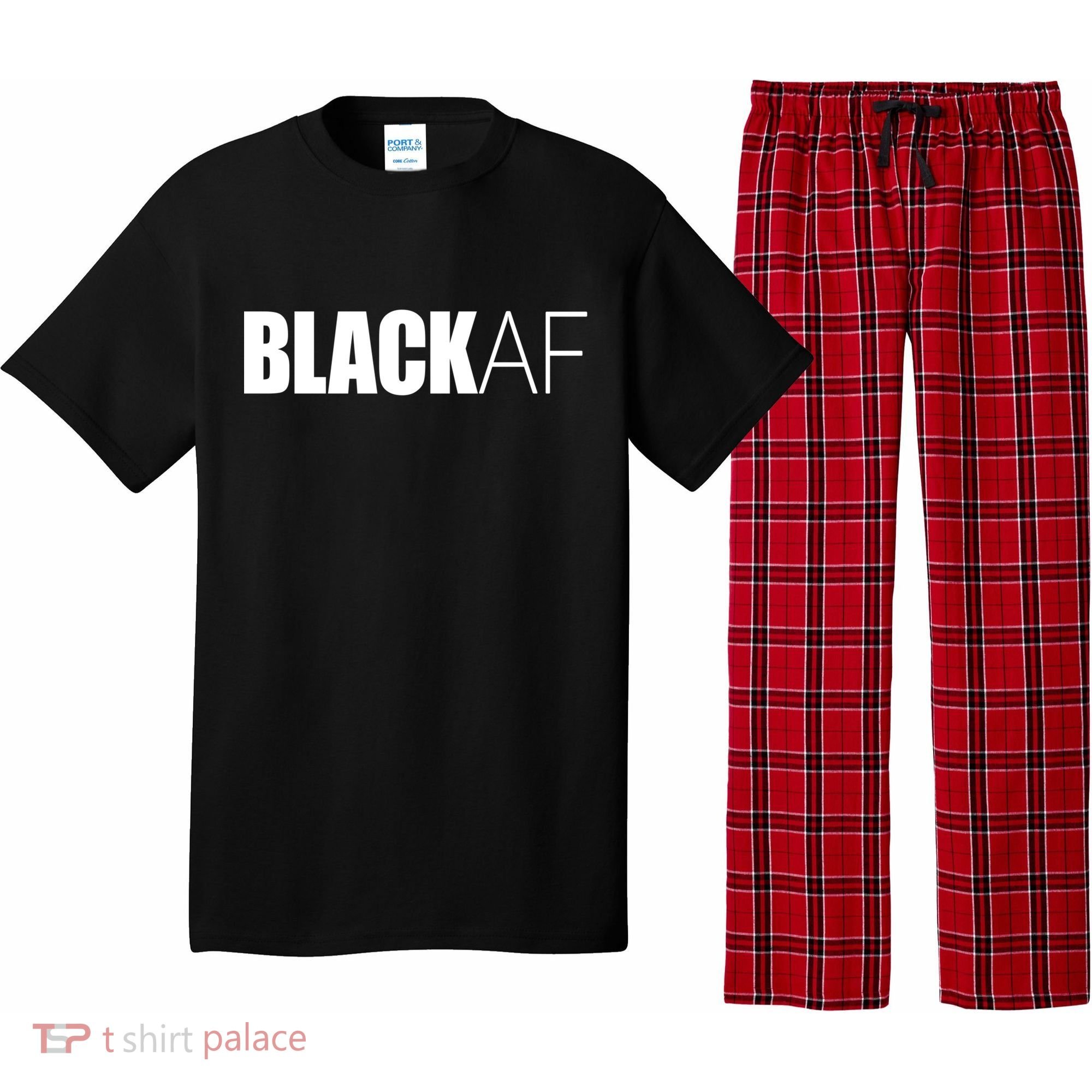 Black Af Blackaf African American Pride History Month Cute Gift Pajama Set