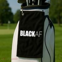 Black Af Blackaf African American Pride History Month Cute Gift Golf Towel thumb 2