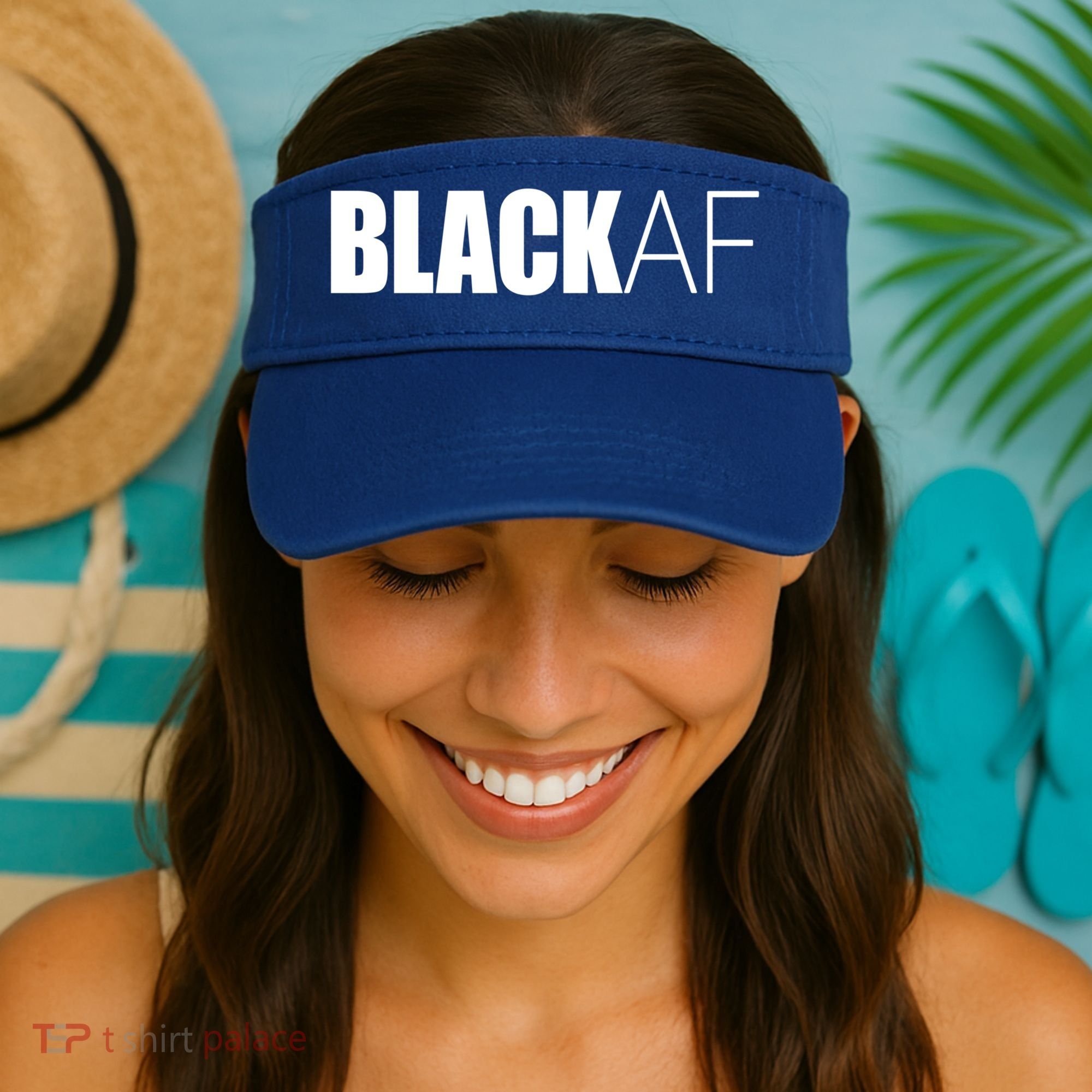 Black Af Blackaf African American Pride History Month Cute Gift Visor