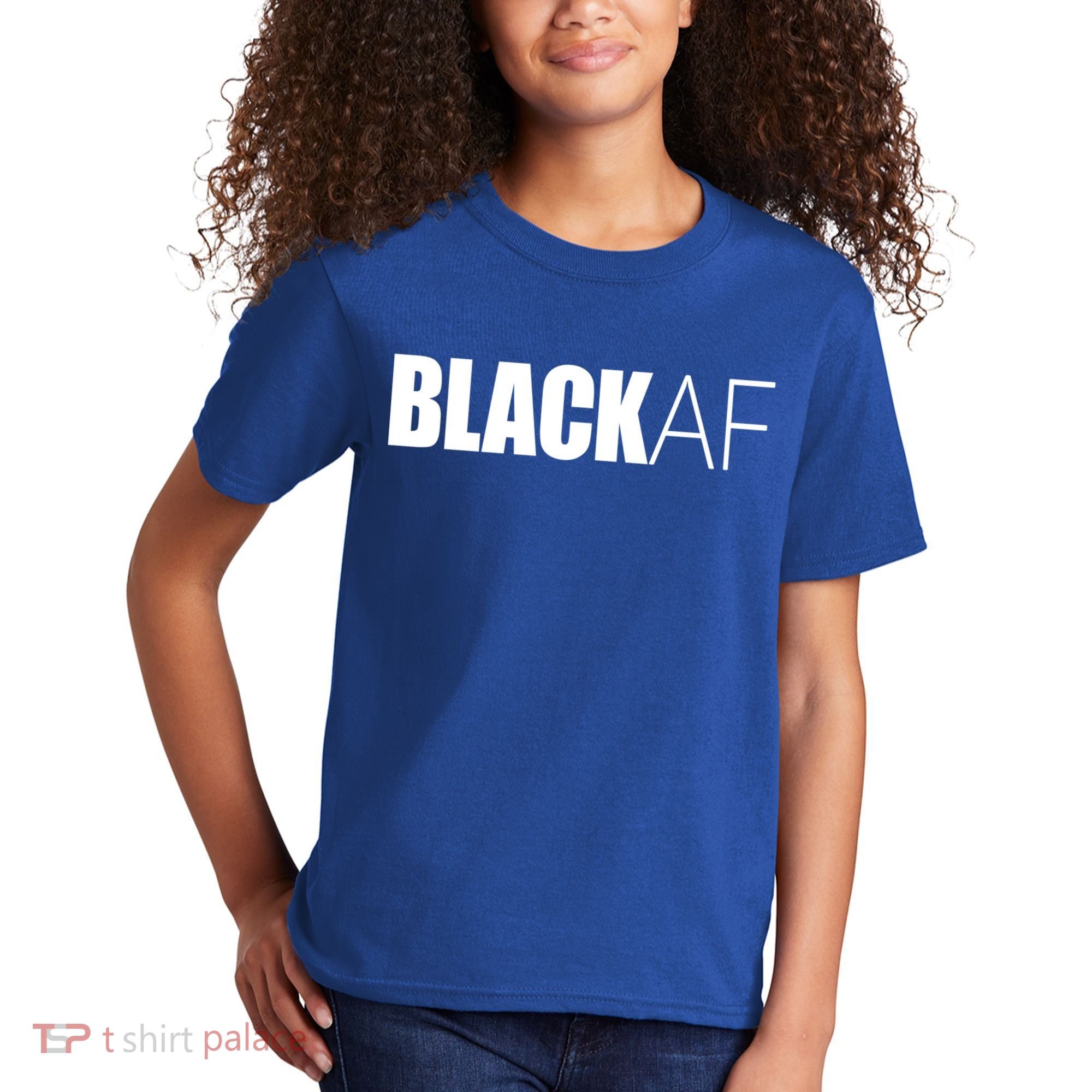 Black Af Blackaf African American Pride History Month Cute Gift Kids T-Shirt