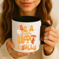 Be A Buddy Not A Bully Unity Day Orange Anti Bullying Coffee Mug thumb 3