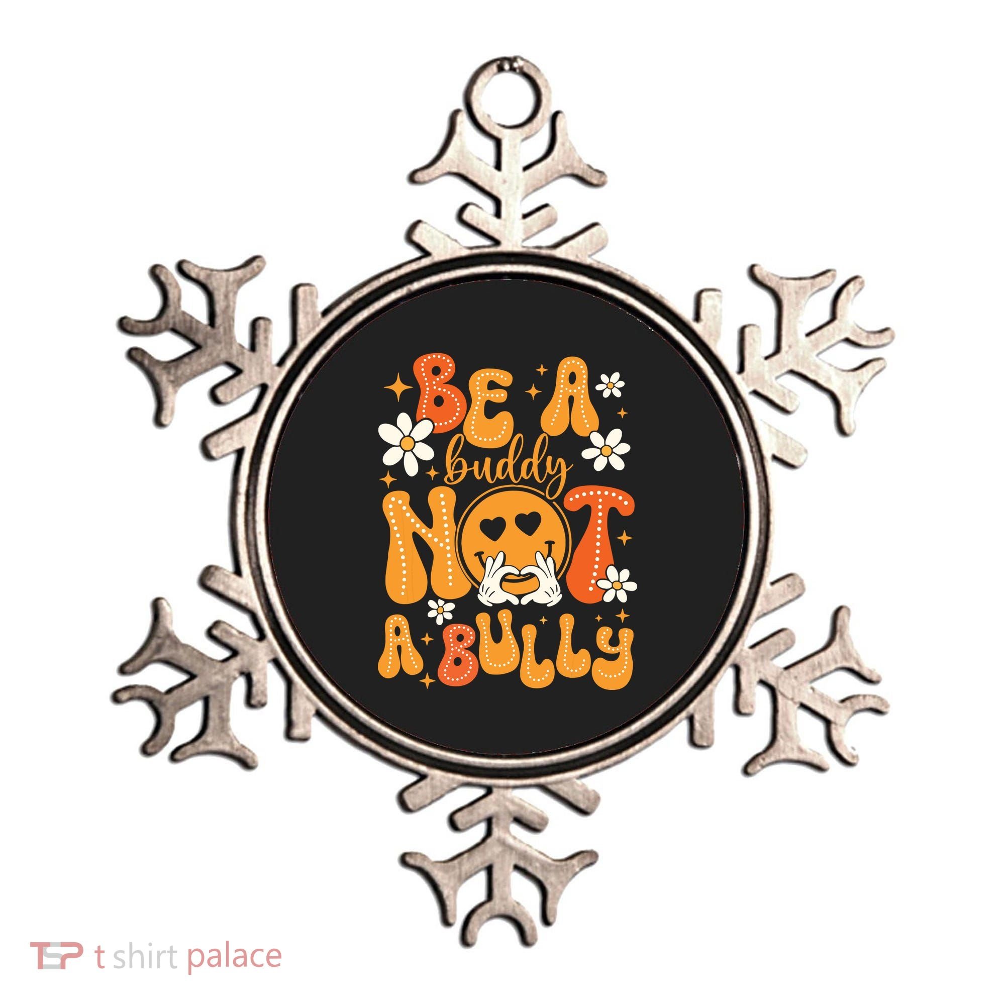 Be A Buddy Not A Bully Unity Day Orange Anti Bullying Ornament