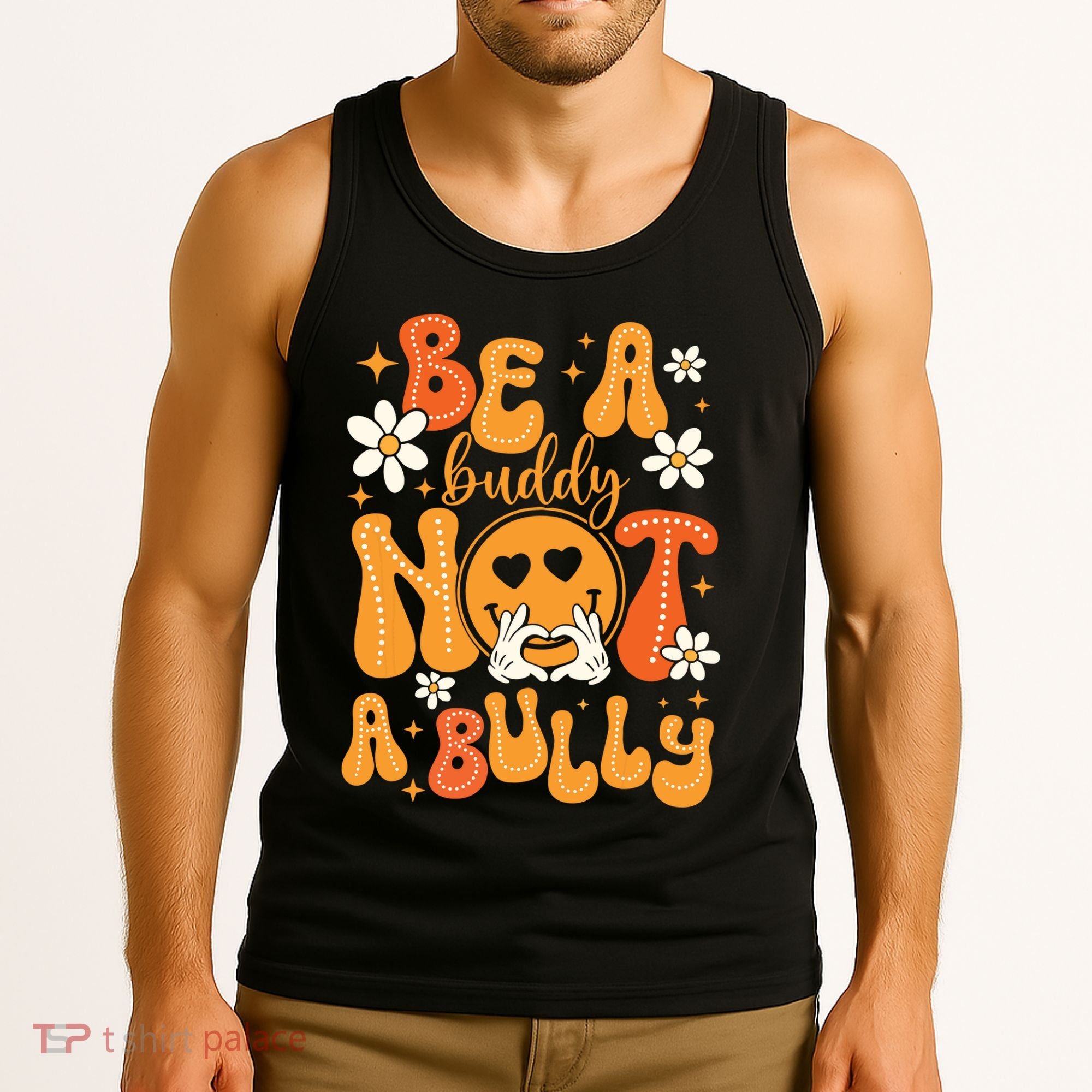 Be A Buddy Not A Bully Unity Day Orange Anti Bullying Tank Top