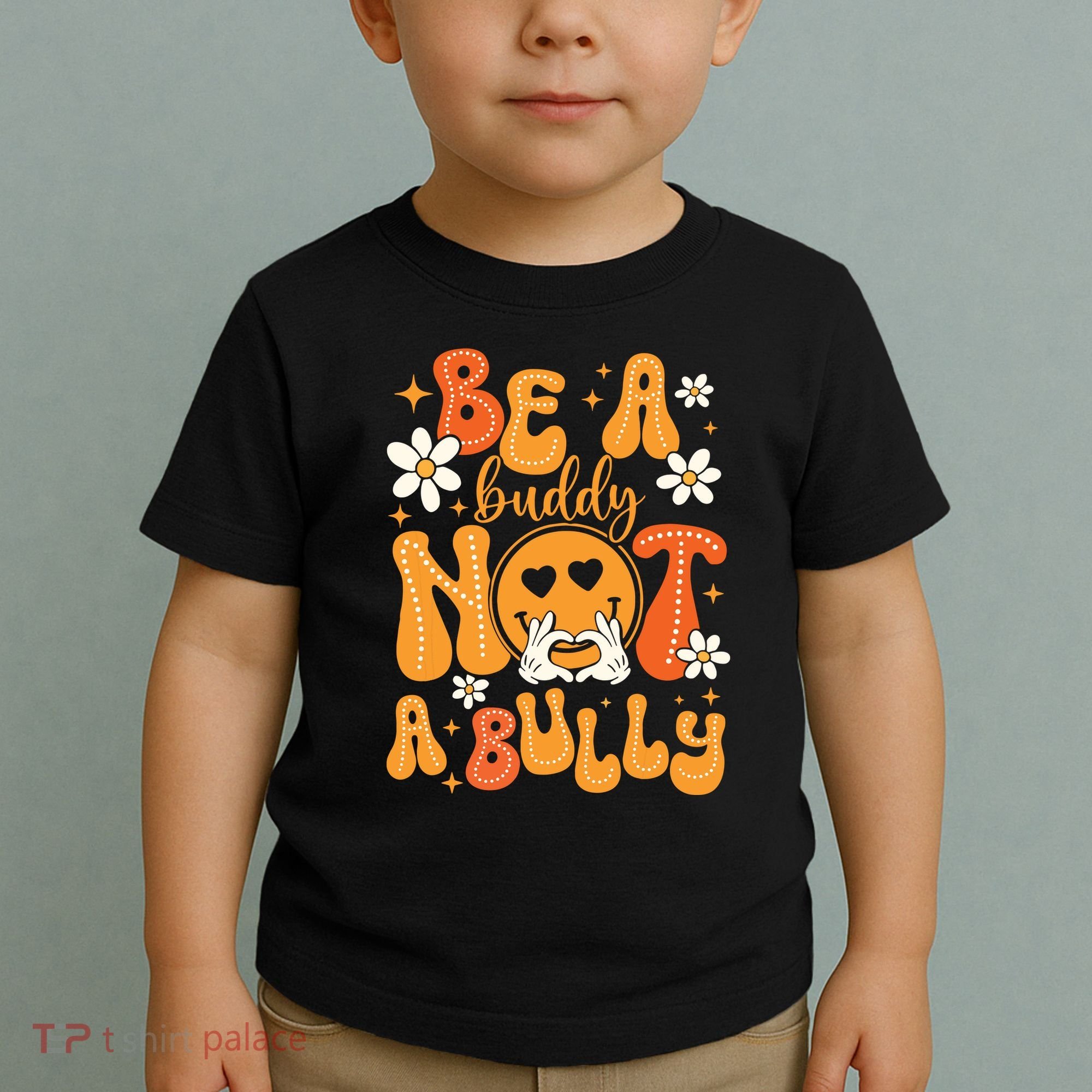Be A Buddy Not A Bully Unity Day Orange Anti Bullying Toddler T-Shirt