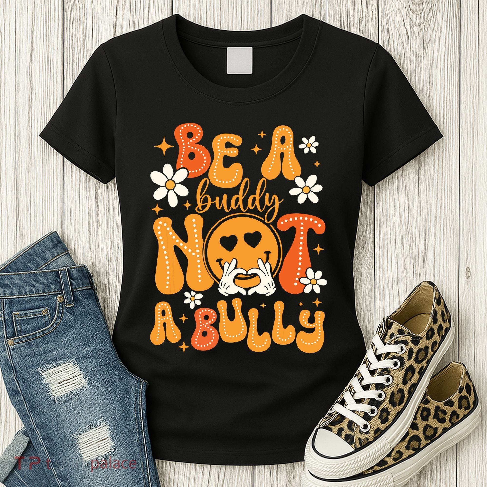 Be A Buddy Not A Bully Unity Day Orange Anti Bullying Women's T-Shirt