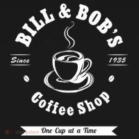 Bill And Bob's Coffee Shop Aa Recovery Gift Great Gift Doggie Tank thumb 4