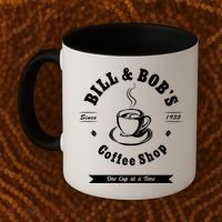 Bill And Bob's Coffee Shop Aa Recovery Gift Great Gift Coffee Mug thumb 2