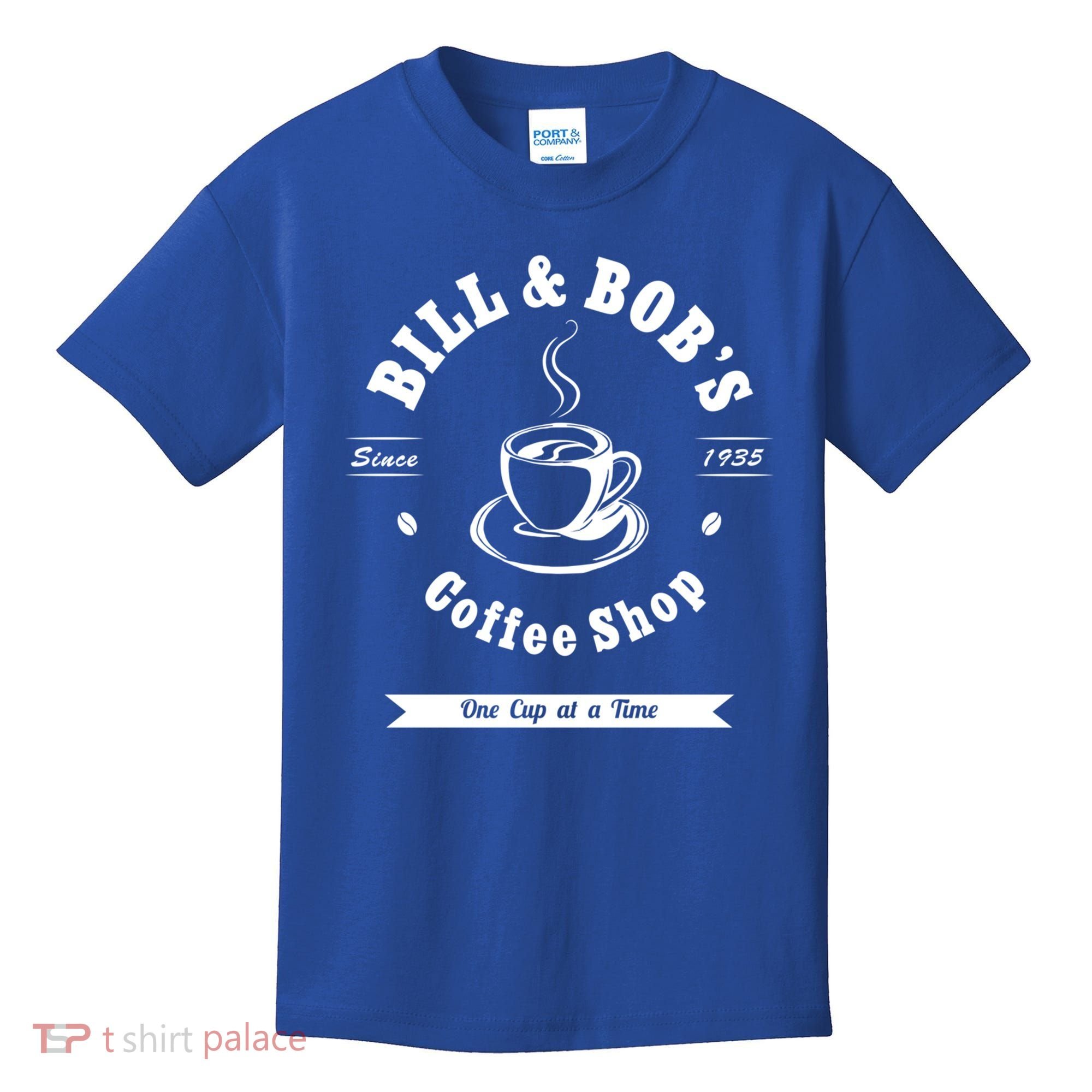 Bill And Bob's Coffee Shop Aa Recovery Gift Great Gift Kids T-Shirt