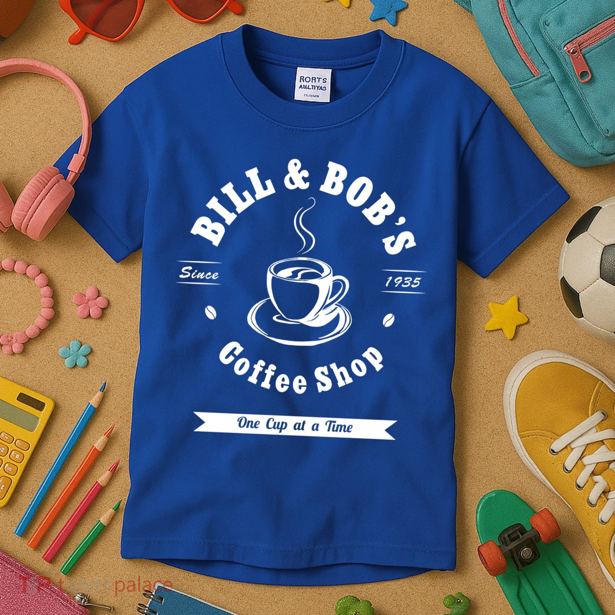 Bill And Bob's Coffee Shop Aa Recovery Gift Great Gift Kids T-Shirt
