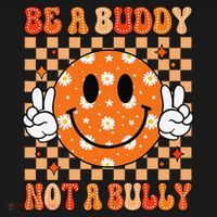 Be A Buddy Not A Bully Unity Day Orange Anti Bullying Gift Doggie Tank thumb 4
