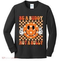 Be A Buddy Not A Bully Unity Day Orange Anti Bullying Gift Kids Long Sleeve Shirt thumb 0