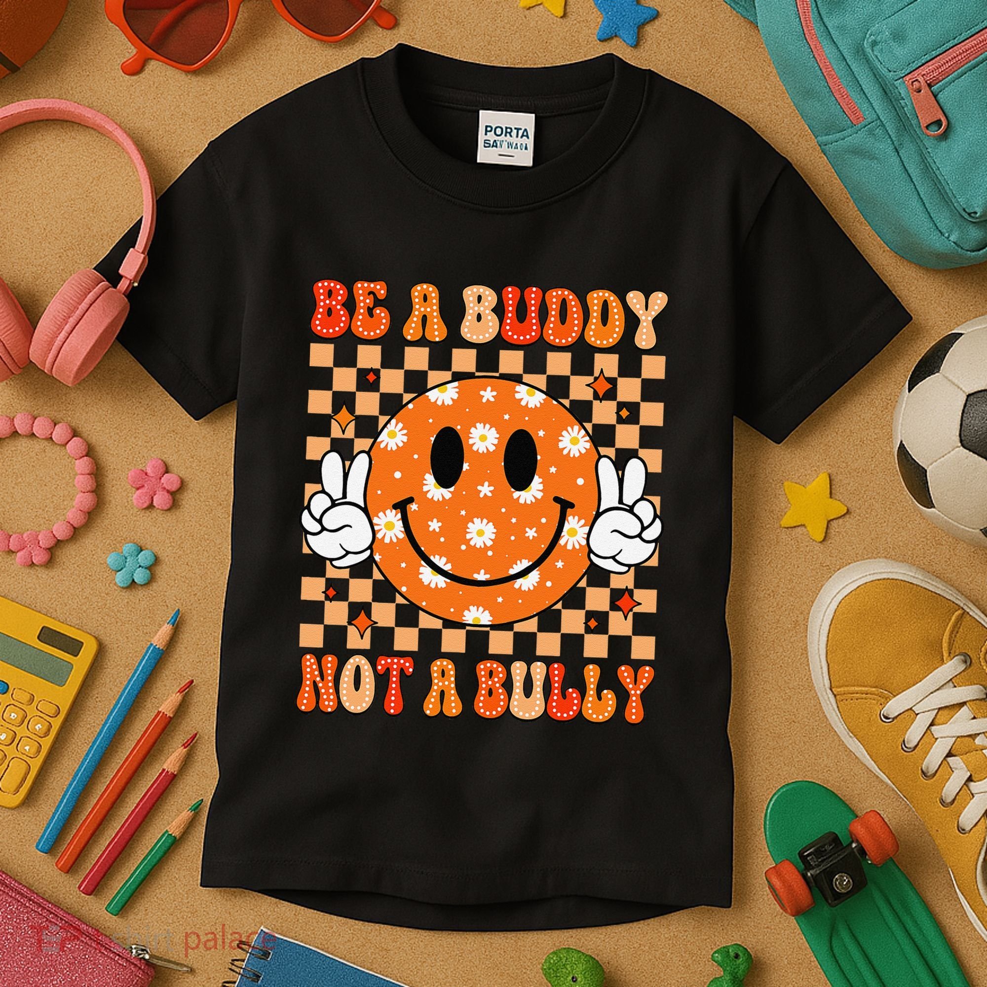 Be A Buddy Not A Bully Unity Day Orange Anti Bullying Gift Kids T-Shirt