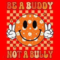 Be A Buddy Not A Bully Unity Day Orange Anti Bullying Gift Santa Hat thumb 1