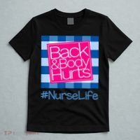 Back and Body Hurts Funny Quote nurse Gym Workout T-Shirt thumb 5