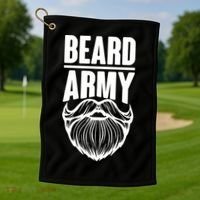 Beard Army Golf Towel thumb 1