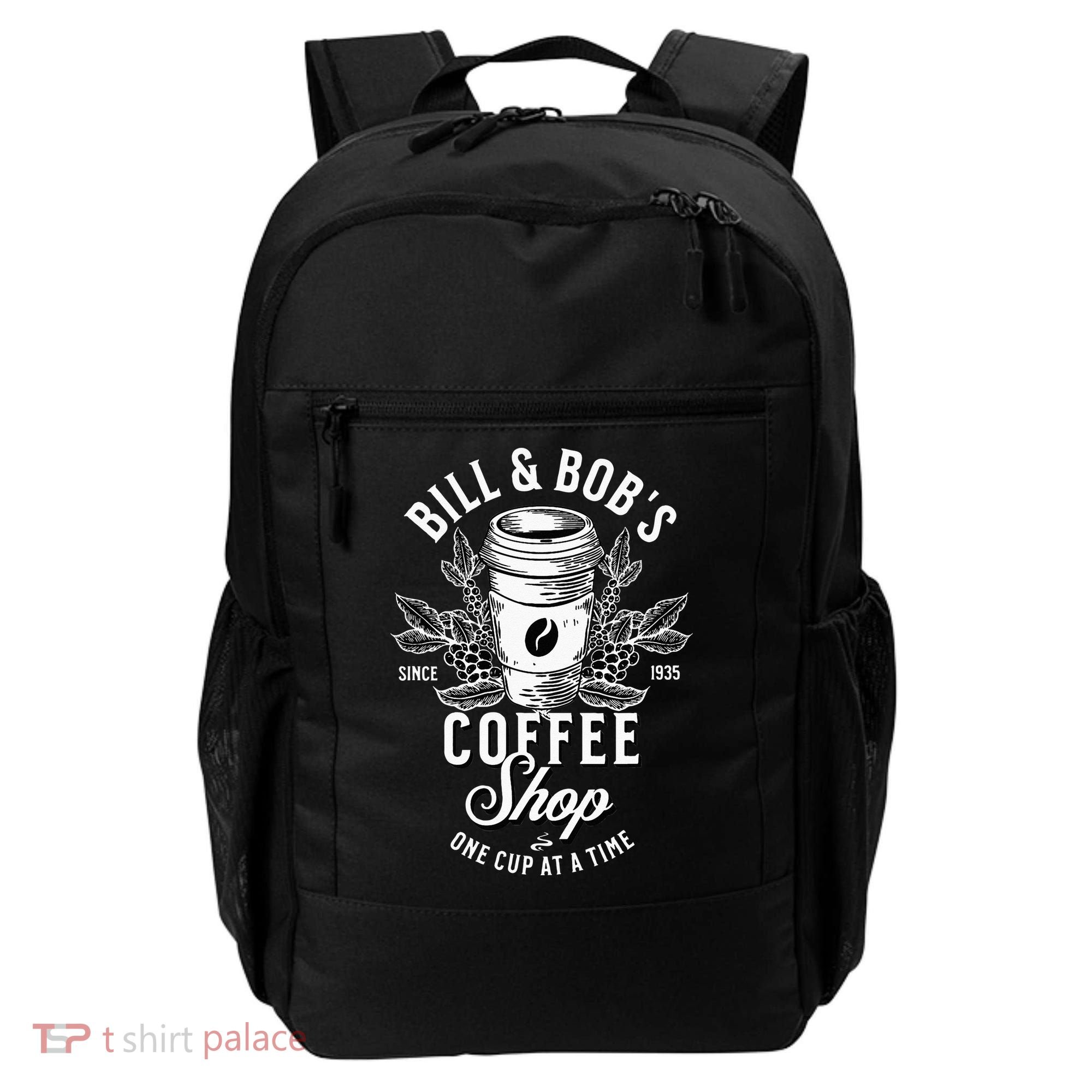 Bill And Bobs Coffee Shop AA Recovery Backpack