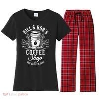 Bill And Bobs Coffee Shop AA Recovery Women's Flannel Pajama Set thumb 0