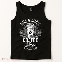 Bill And Bobs Coffee Shop AA Recovery Tank Top thumb 2