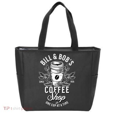 Bill And Bobs Coffee Shop AA Recovery Tote Bag