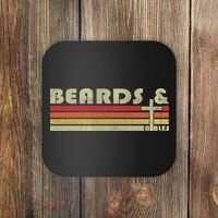 Beards And Bibles Christian Dad  Coaster thumb 0